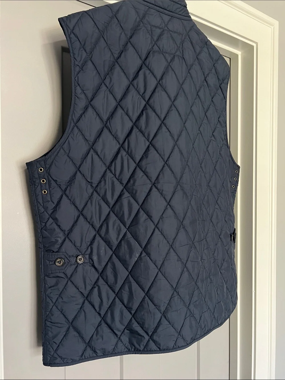 Polo by Ralph Lauren Navy Diamond-Quilted Men's Vest Size XL